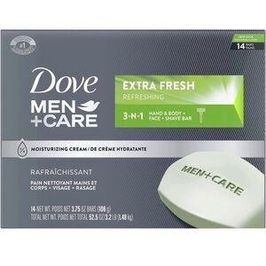 Dove Men+Care Extra Fresh 3-in-1 Green Soap Bar